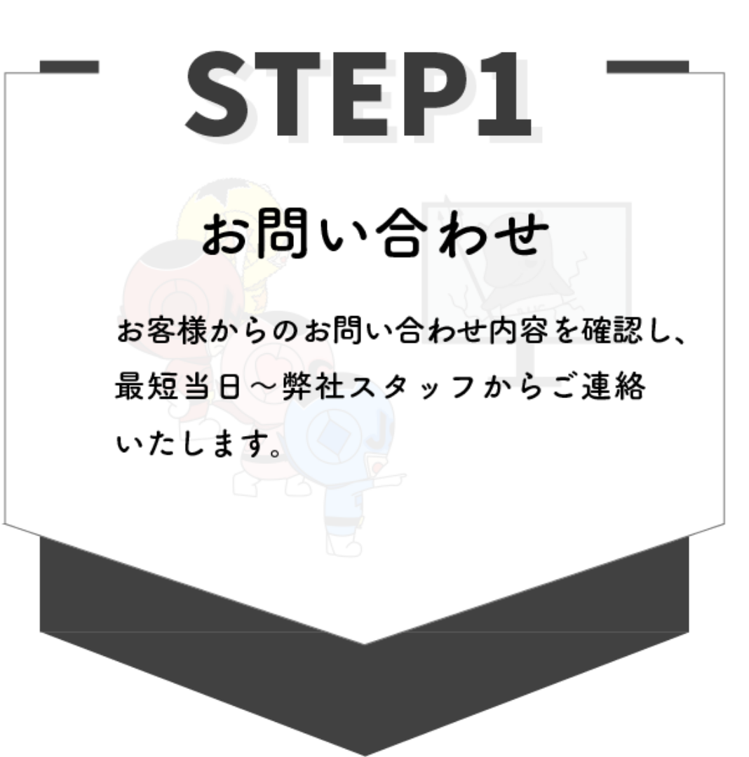 1.お問い合わせ