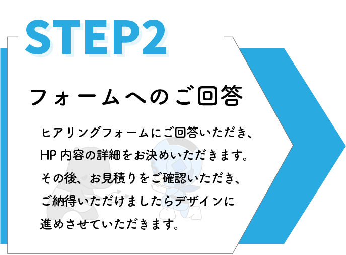 2.フォームへのご回答